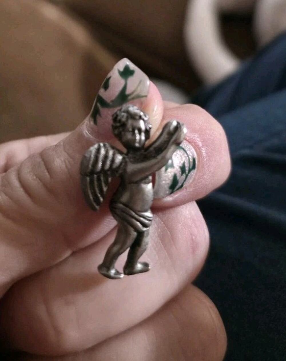 Vintage CAMCO Pewter Cherub/Angel Lapel Pin